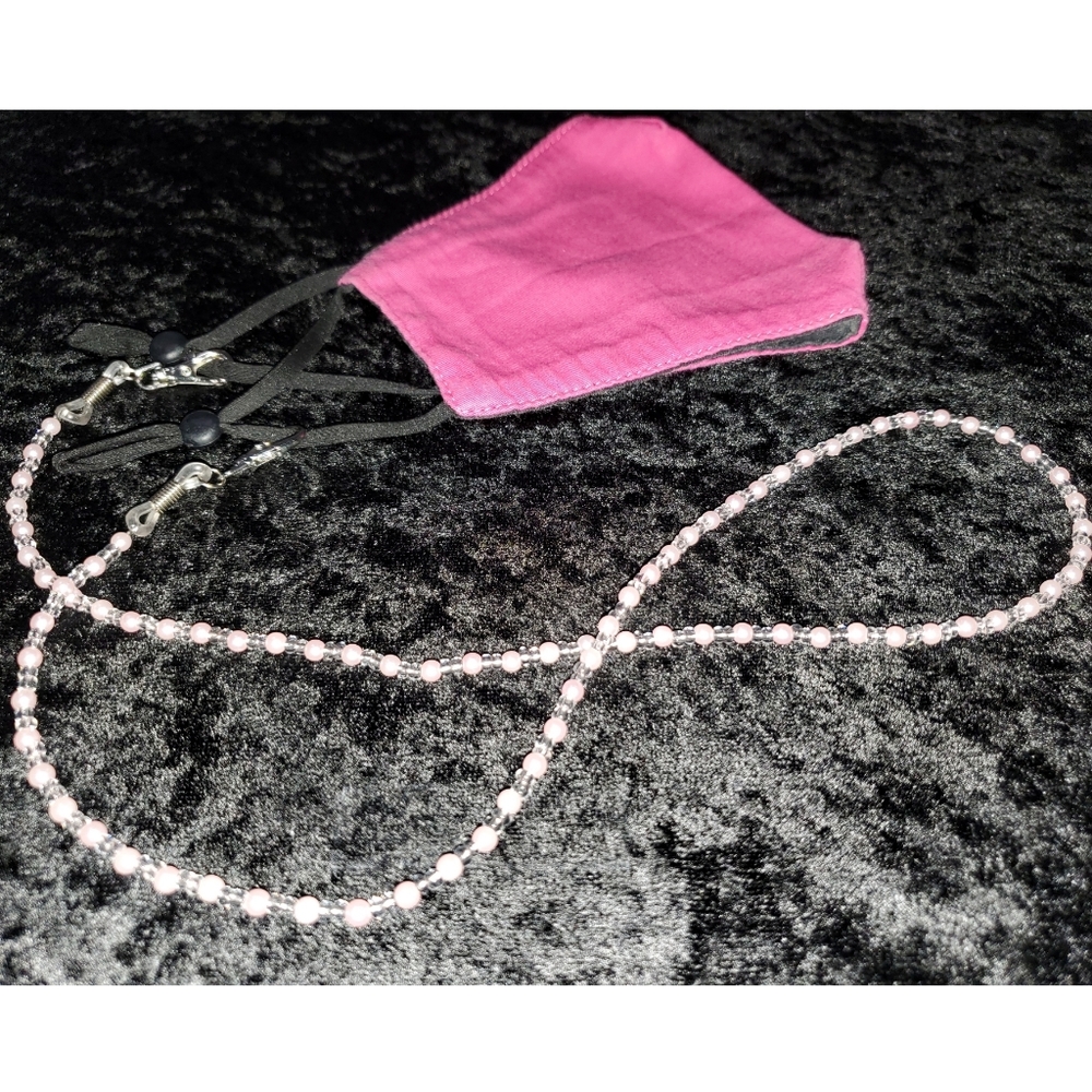 Pink Mask Chain/Lanyard  NWT